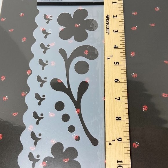 Floral Flower Stencil Scrapbook Crafts - Picture 3 of 6